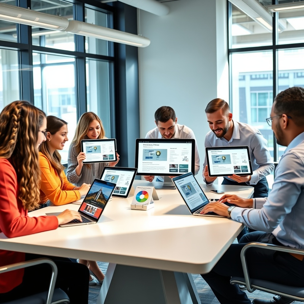 Equipo de Portalcraft trabajando en soluciones digitales